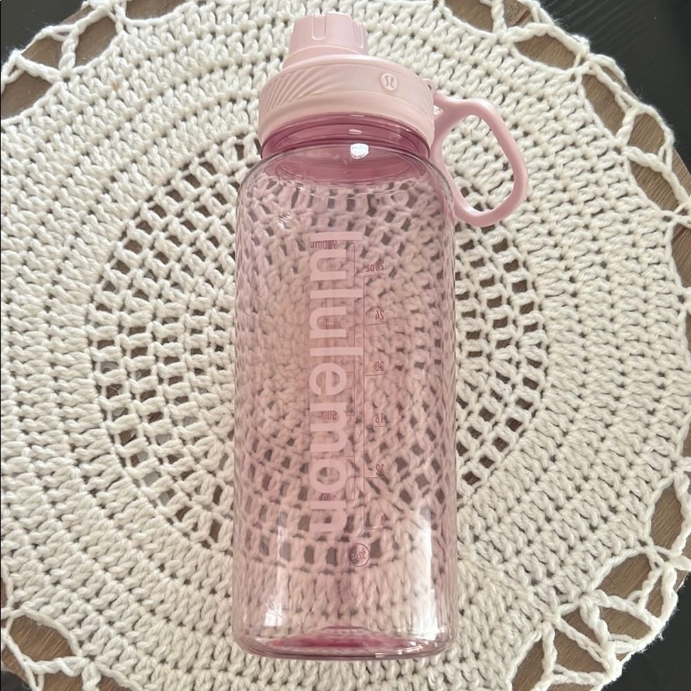 Lululemon Pink Water Bottle
